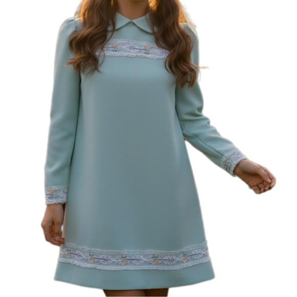 Vicky Vaughn Dresses & Skirts - 1960s Vicky Vaughn Babydoll Mint Blue Green Mini Dress Size XS- S Coquette